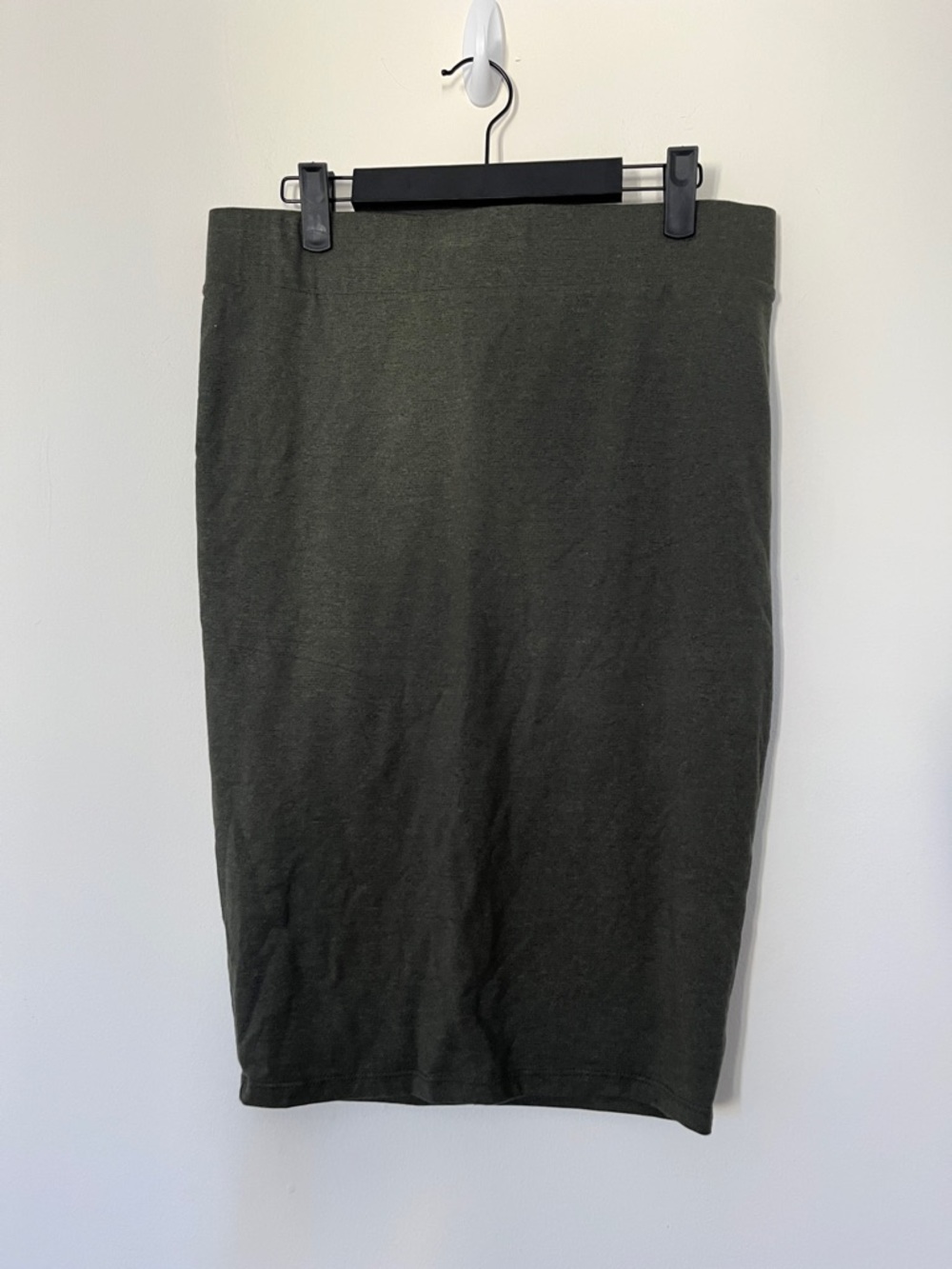 Marine Layer Olive Knit Pencil Skirt
